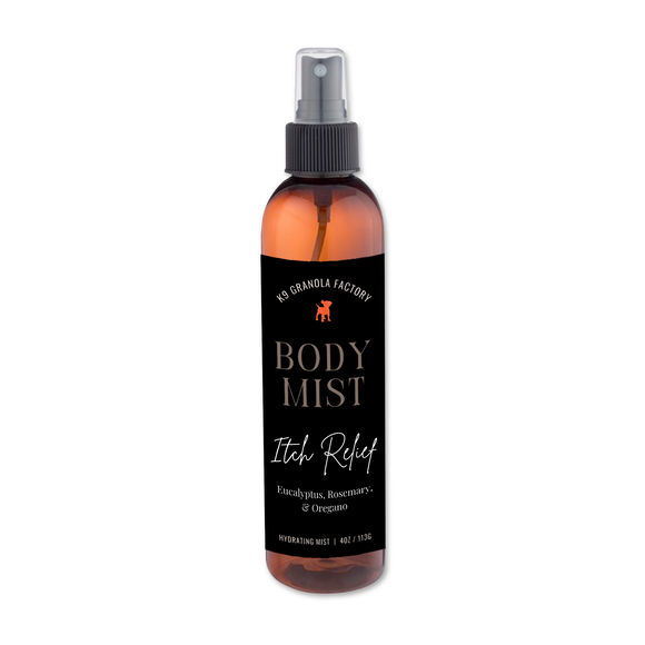 K9 Granola Factory Bed & Bath Spa Collection, Itch Relief Body Mist For Dogs, 4oz