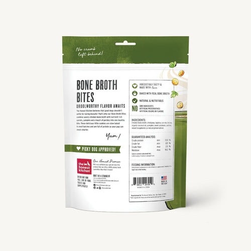 The Honest Kitchen Bone Broth Bites Roasted with Chicken Bone Broth & Carrots