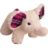 SNUGAROOZ ELLA THE ELEPHANT (11 IN, WHITE/PLAID)