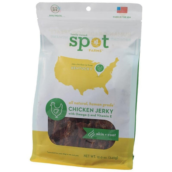 SPOT FARMS CHICKEN JERKY SKIN & COAT (Chicken)