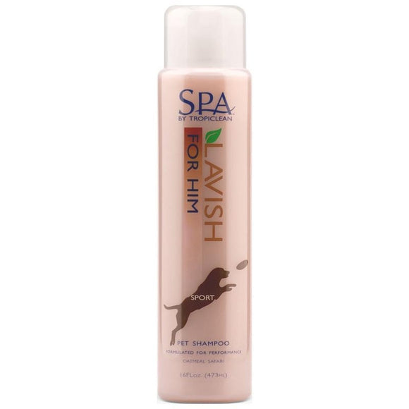 SPA by TropiClean Lavish For Him Shampoo for Pets (16 OZ)