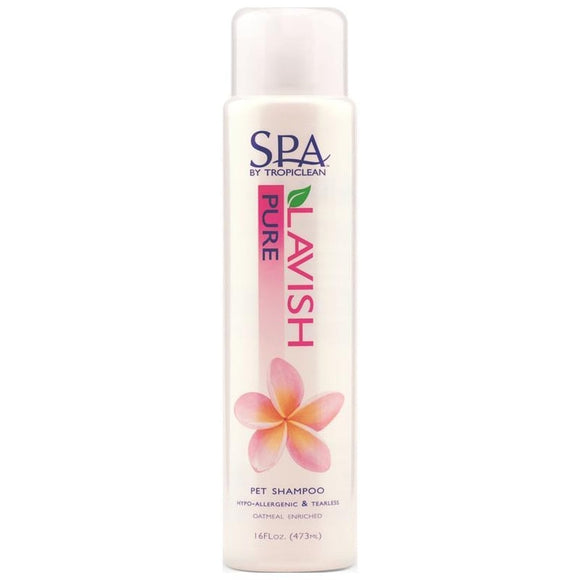 SPA by TropiClean Lavish Pure Shampoo for Pets