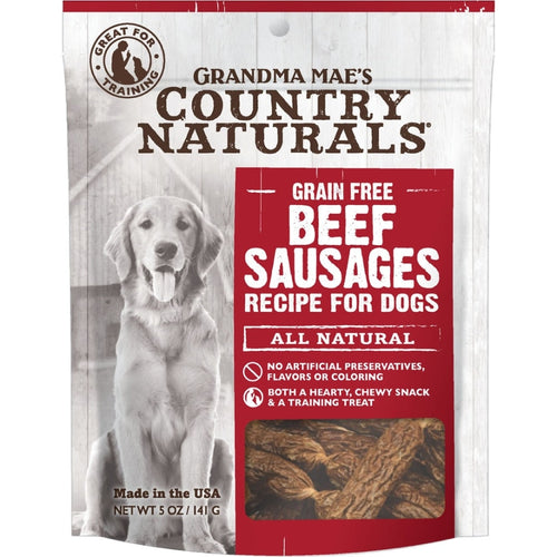 Grandma Mae's Grain Free Country Naturals (Beef Sausages)