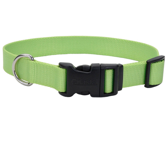 Coastal Adjustable Dog Collar with Plastic Buckle (Teal)