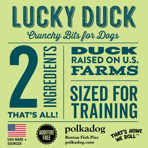 Polkadog Lucky Duck Dog Training Treats