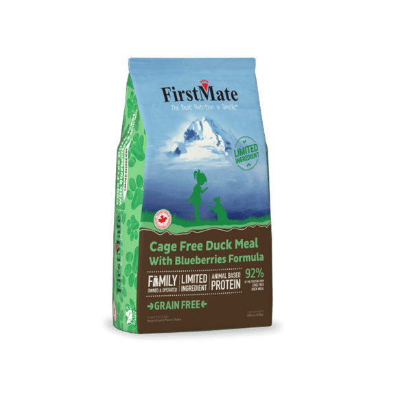FirstMate Pet Foods Cage Free Duck Meal & Blueberries Formula for cats