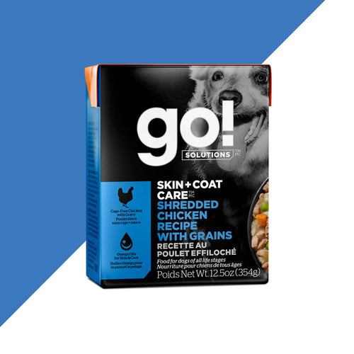 GO! Skin + Coat Care Shredded Chicken Recipe with Grains