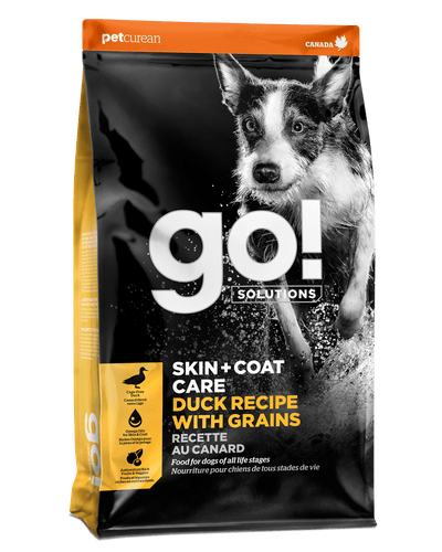 Petcurean SKIN + COAT CARE  DUCK RECIPE WITH GRAINS DRY DOG FOOD