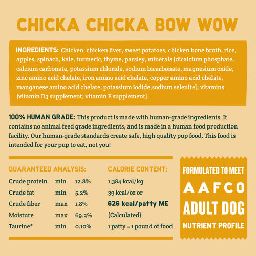 A Pup Above Chicka Chicka Bow Wow Dog Food