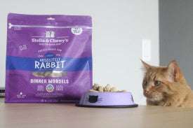 Stella & Chewy's Absolutely Rabbit Freeze-Dried Morsels Cat Food (18-oz)