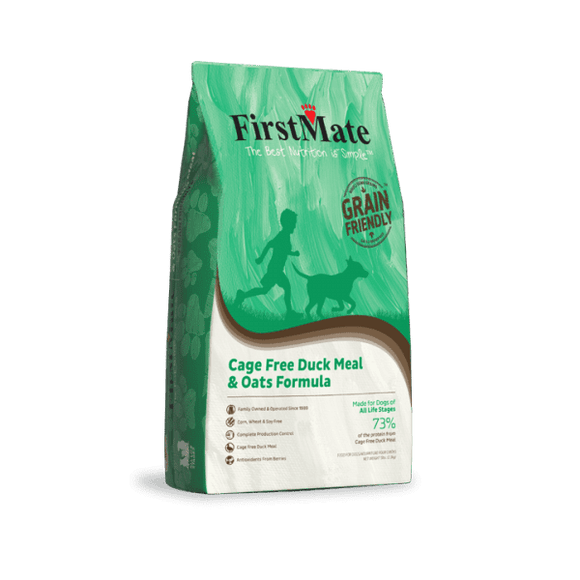 First Mate Cage Free Duck & Oats Formula Dry Dog Food