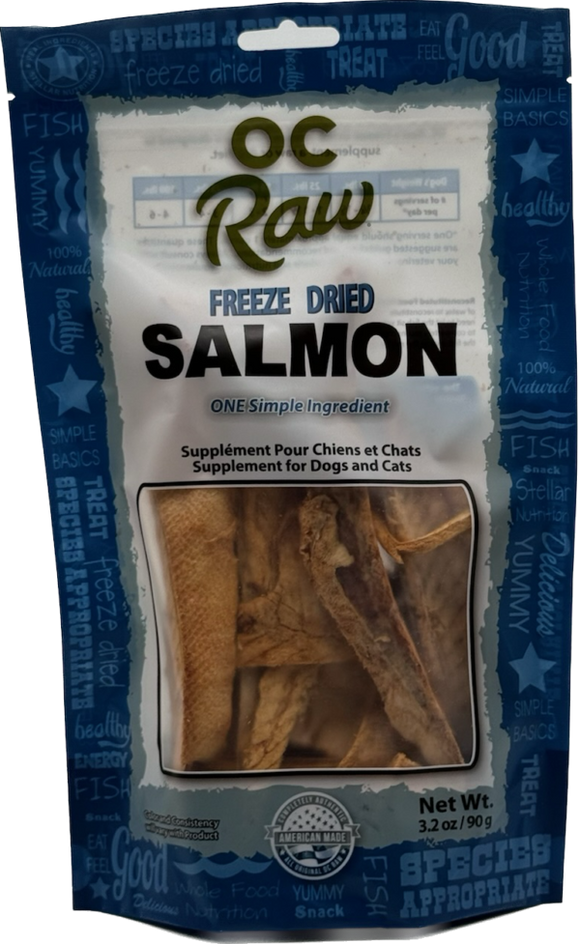 OC Raw Dog Freeze Dried Salmon