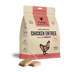 Vital Essentials Freeze-Dried Raw Chicken Entrée Mini Patties Dog Food