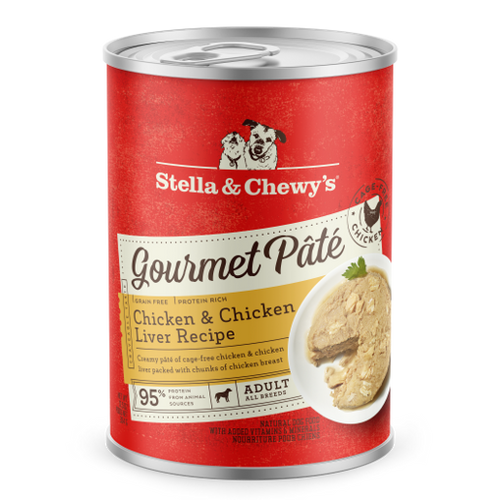 Stella & Chewy's Dog Gourmet Pâté Chicken & Chicken Liver Recipe